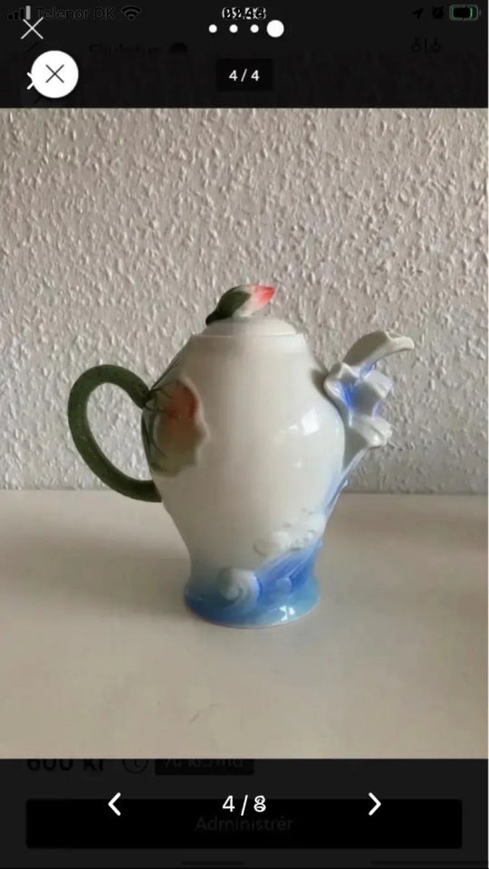 Porcelæn Sjælden porcelæn kande