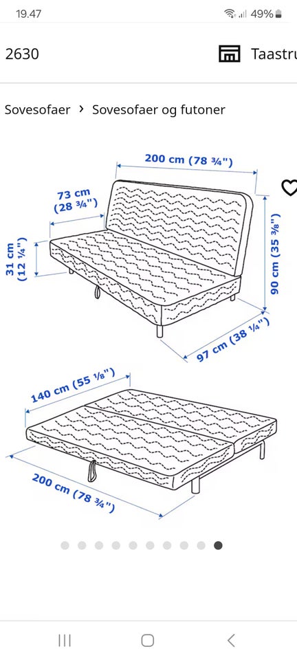 Sovesofa, IKEA