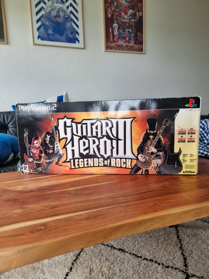 Guitar Hero 3 / kasse med guitar