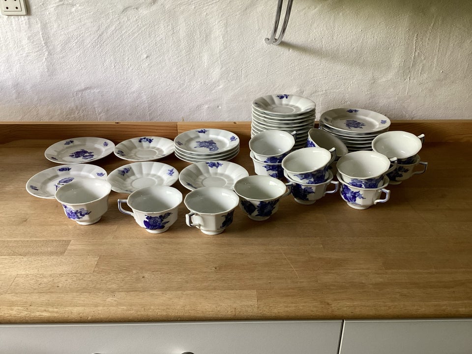 Porcelæn Blå blomst kaffekopper