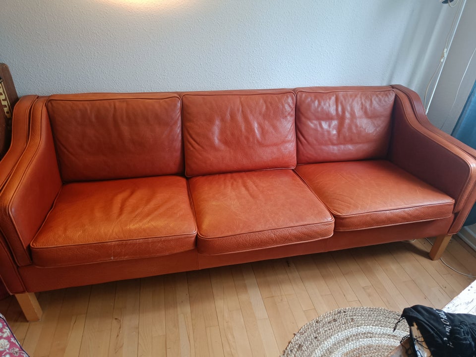 Sofa læder 3 pers