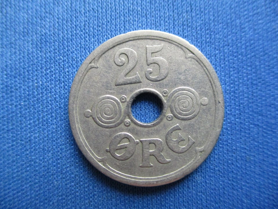 Danmark, mønter, 25 øre