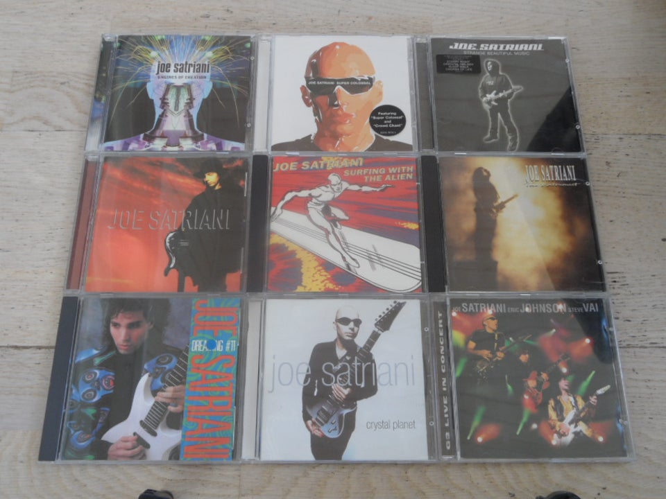 Joe Satriani: 9 CD MED JOE SATRIANI