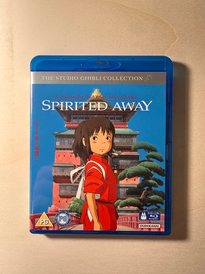 Spirited Away, Blu-ray, tegnefilm