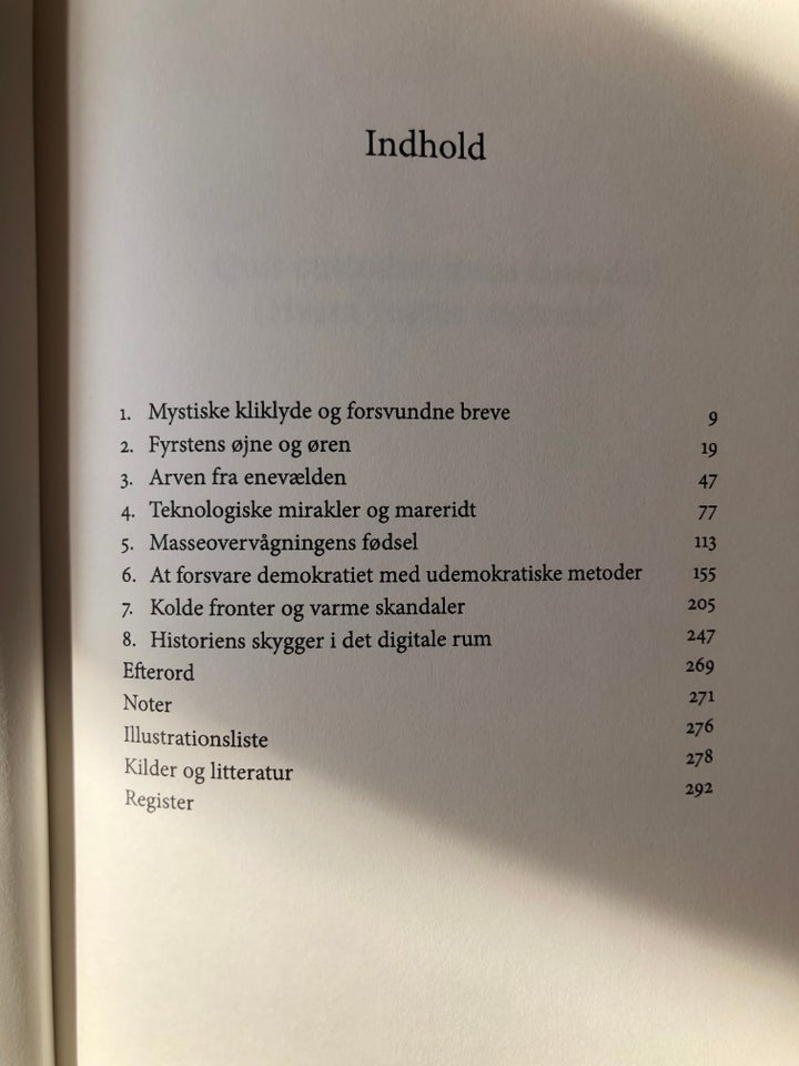 Overvågningens historie Andreas