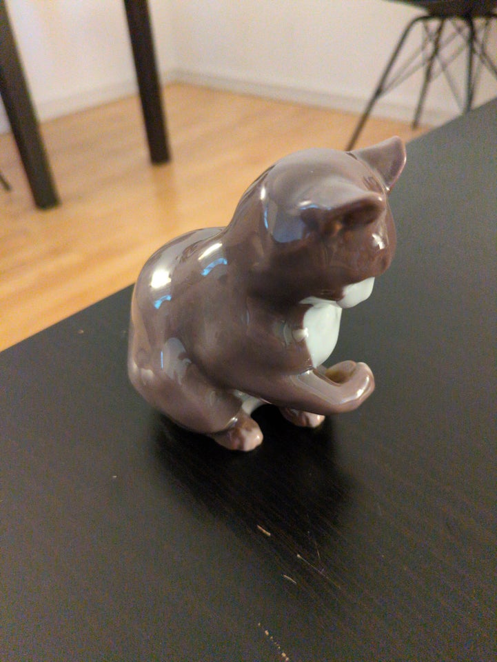 Porcelænsfigur kat, Bing og