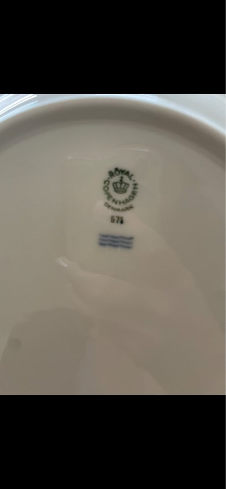 Porcelæn Royal Copenhagen hvid