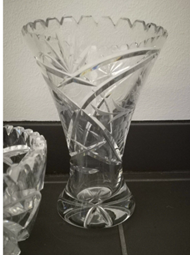 Glas, Vase, skål og karaffel