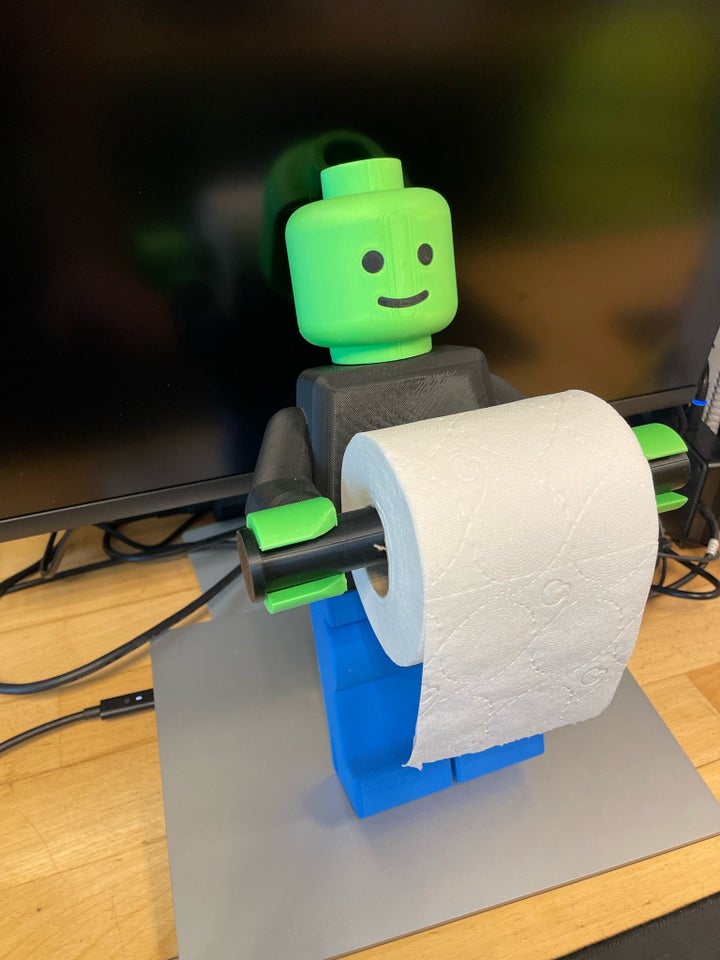 Lego andet, Lego mand toilet rulle