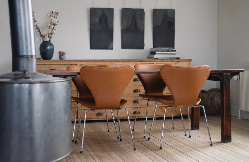 Arne Jacobsen 7’er stole i cognac