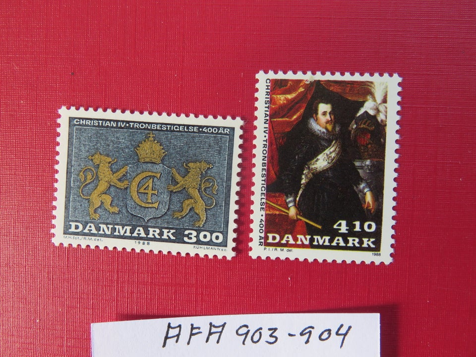 Danmark, postfrisk, afa 903/904