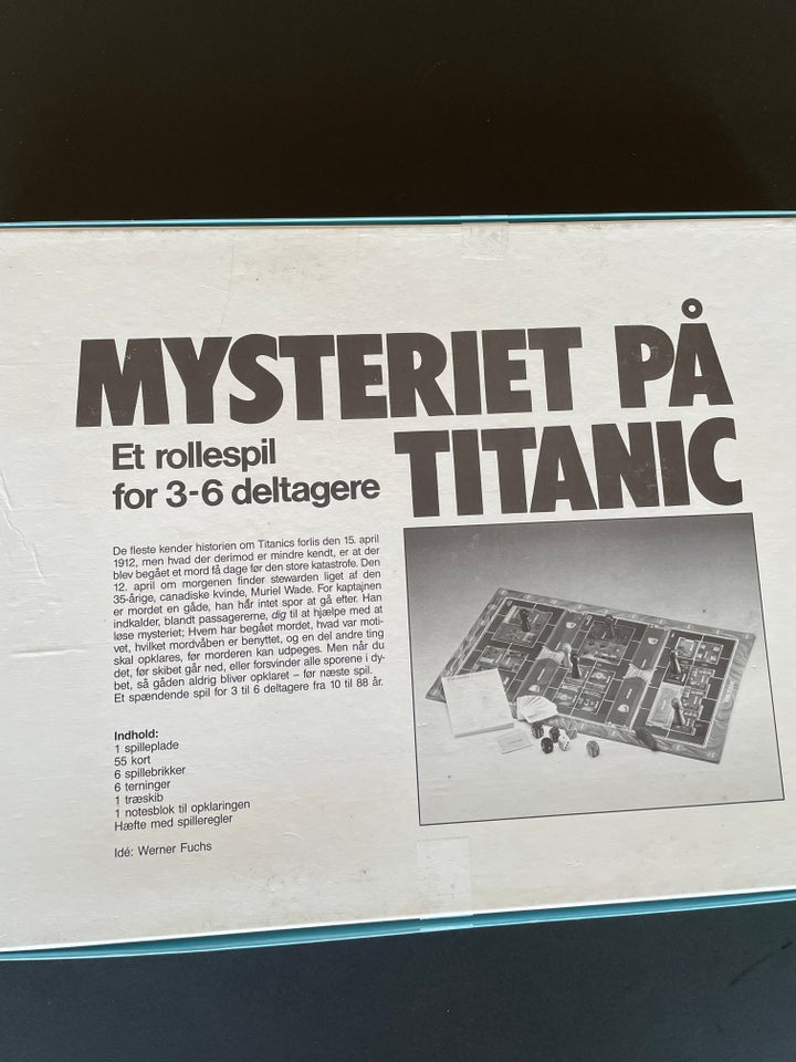 Mysteriet på Titanic, brætspil