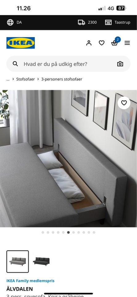 Sovesofa, Ikea