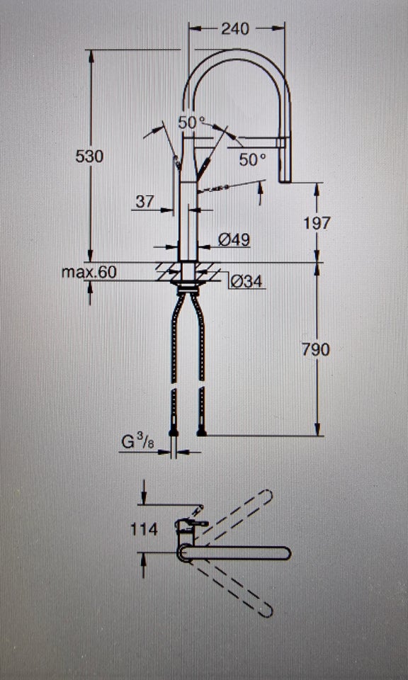 1-grebs køkkenarmatur Grohe