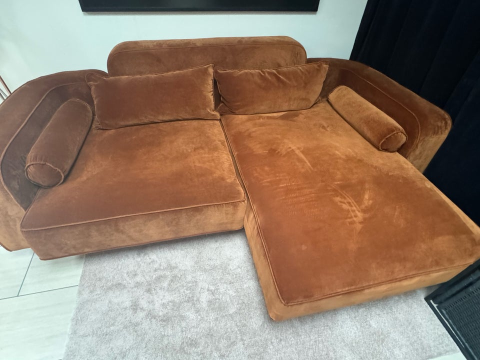 Sofa velour 3 pers