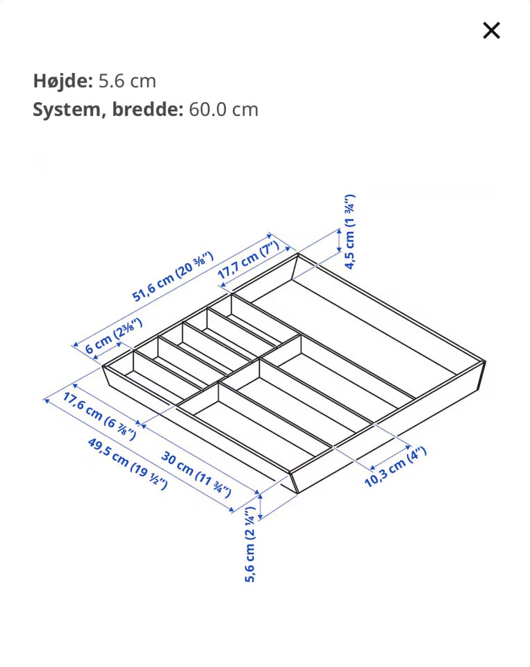 Bestikbakke, IKEA