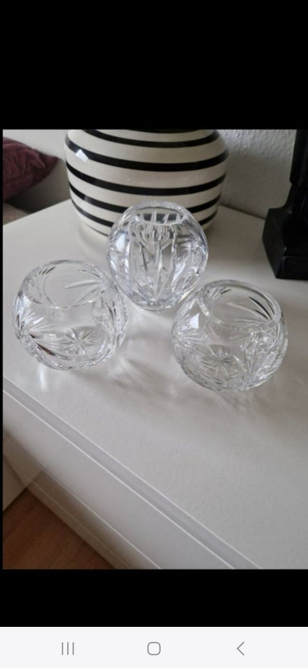 Vase, CRYSTAL KUGLER VASE, Crystal