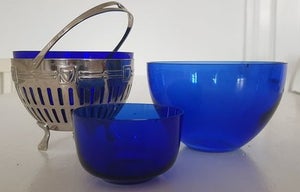 glasskåle blå &#168;blå skåle