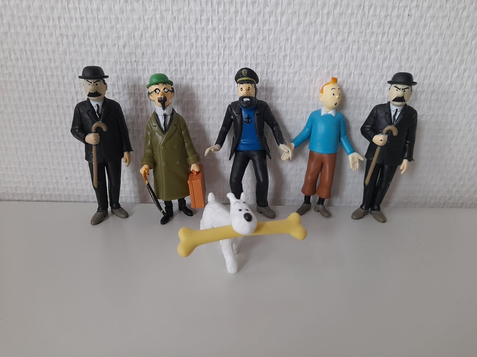 Samlefigurer, 6 stk Tintin figur Ca