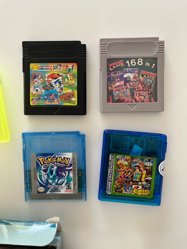 Diverse titler til Gameboy,