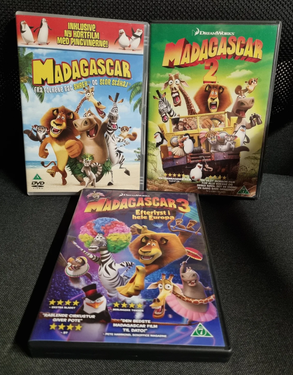 Madagaskar dvd film, DVD,