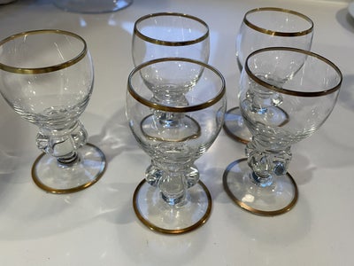 Glas snapseglas Gisselfeld fra