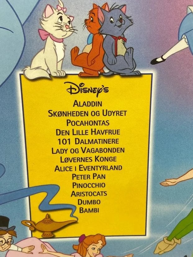 Bøger og blade DISNEY