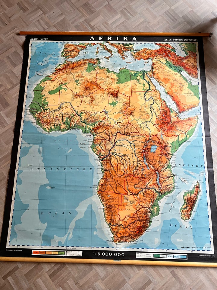 Skolekort motiv: Afrika b: 138cm