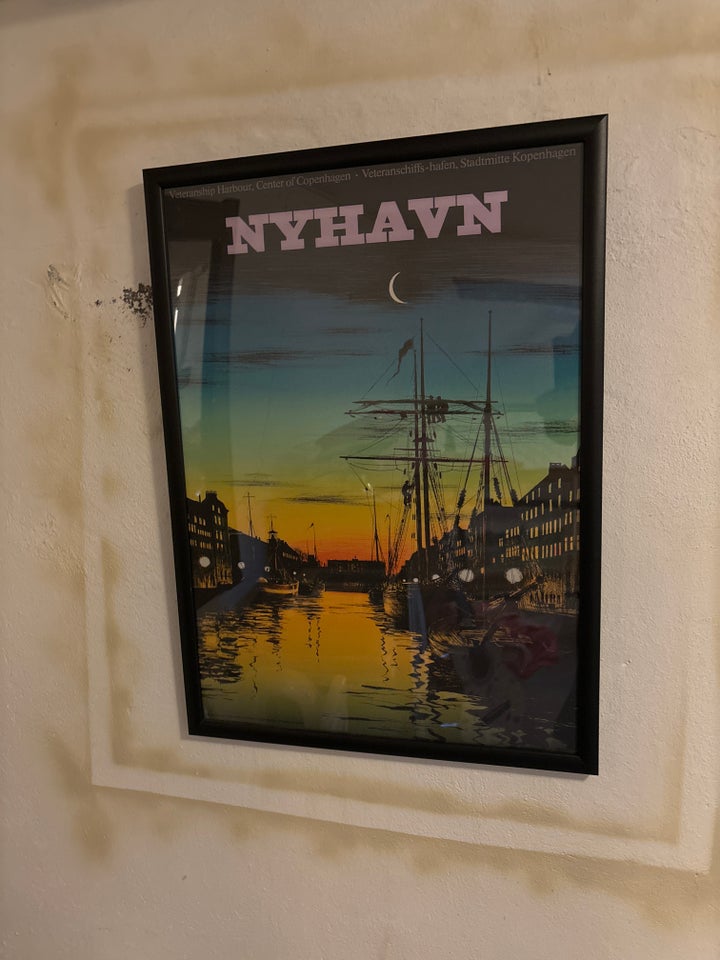 Plakat  Bo Bonfils motiv: Nyhavn