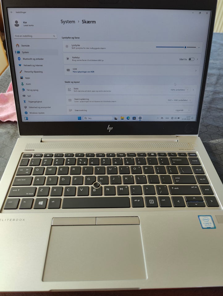 HP 840 g6, 3.90 GHz, 8 GB ram