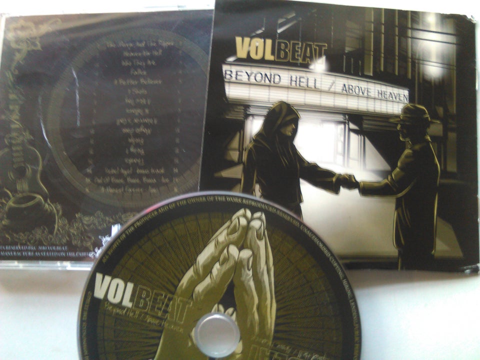 VOLBEAT: 3 titler – Stk. 25 kr., rock