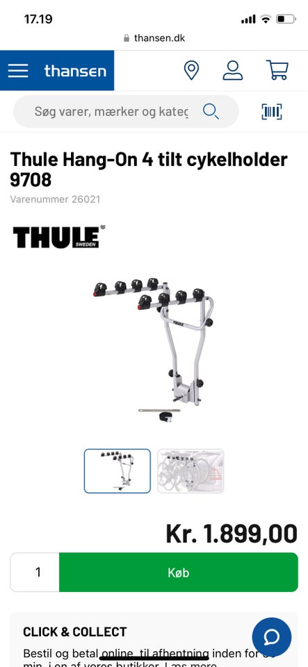 Thule hang-on 4 tilt