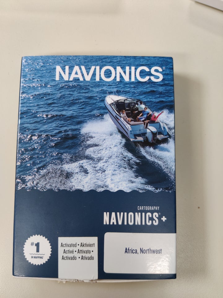 Navionics+ søkort over det