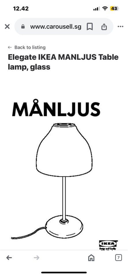 Arkitektlampe, MÅNLJUS lampe af