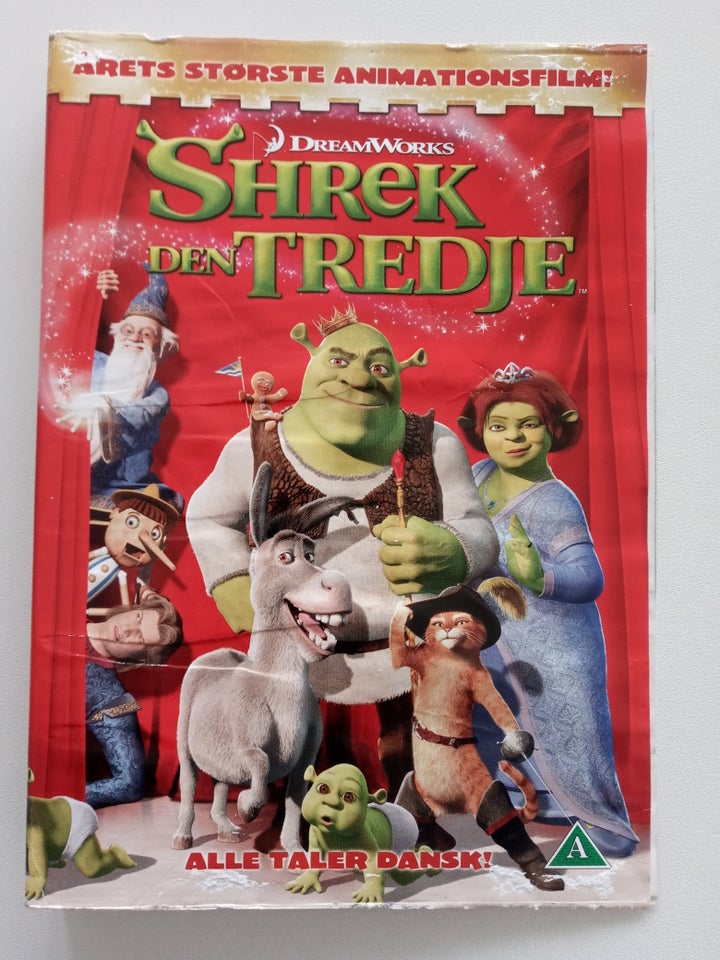 Shrek den tredje, DVD, familiefilm