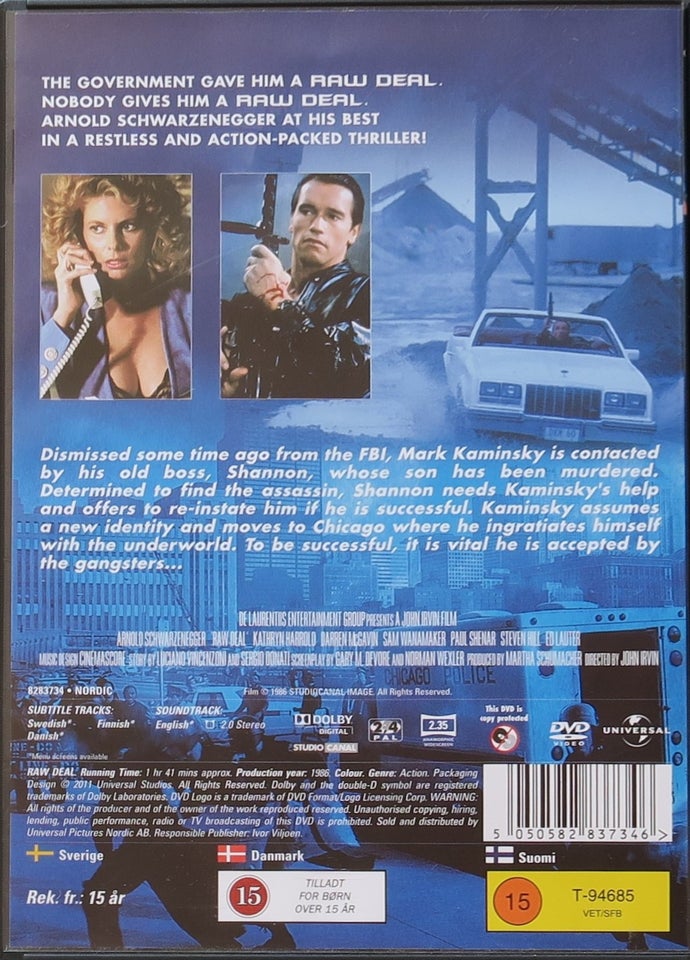 Raw deal, DVD, action