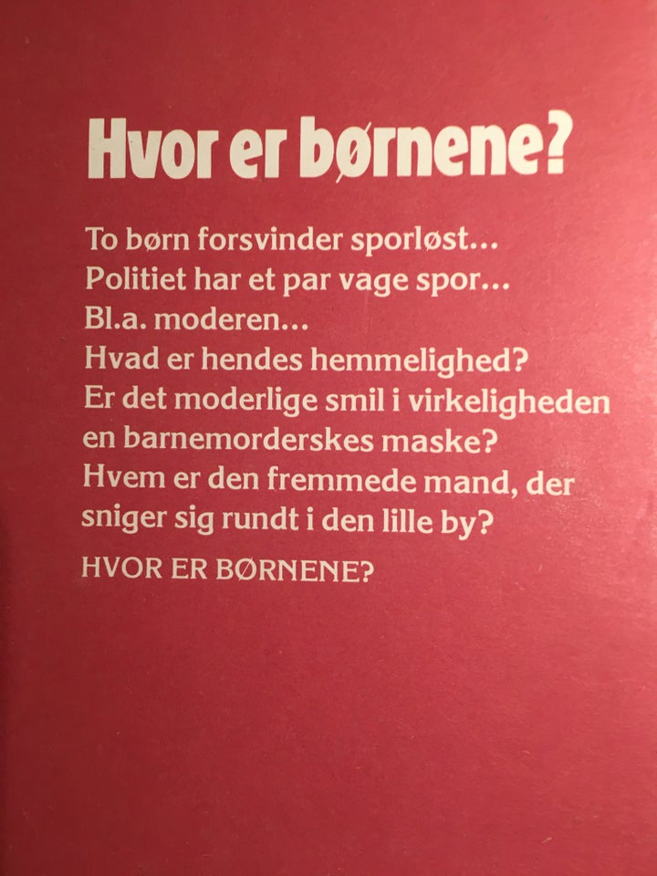 Hvor er børnene?, Mary Higgings