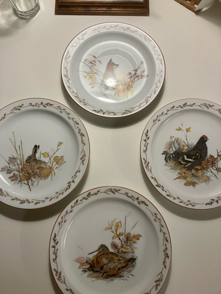 Porcelæn, Middagstallerkner,