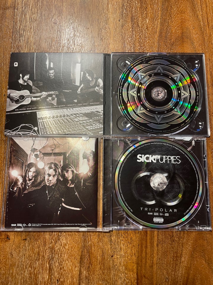 SICK PUPPIES: 2 CD’er rock