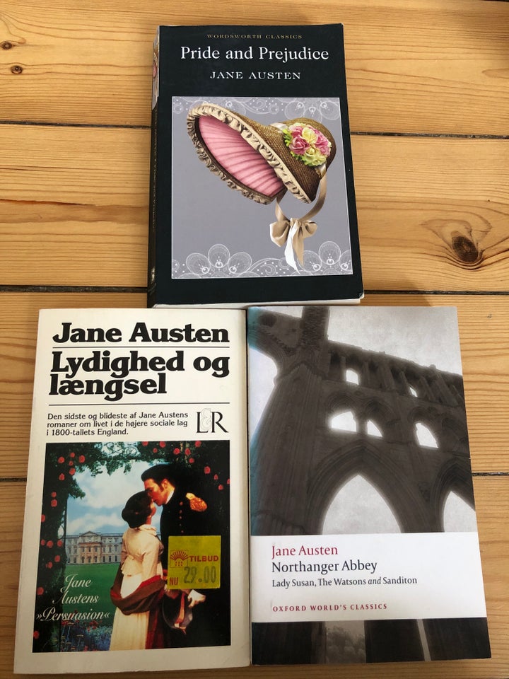 3 x Jane Austen, Jane Austen, genre: