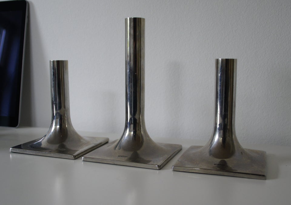 3 Stelton lysestager