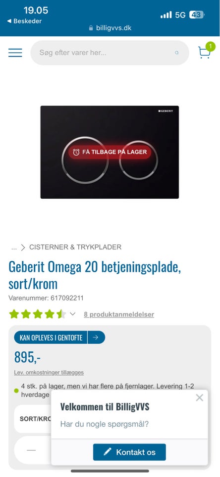 Andet Geberit Omega 20