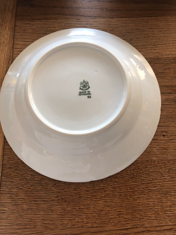 Porcelæn Dyb tallerken Bing 