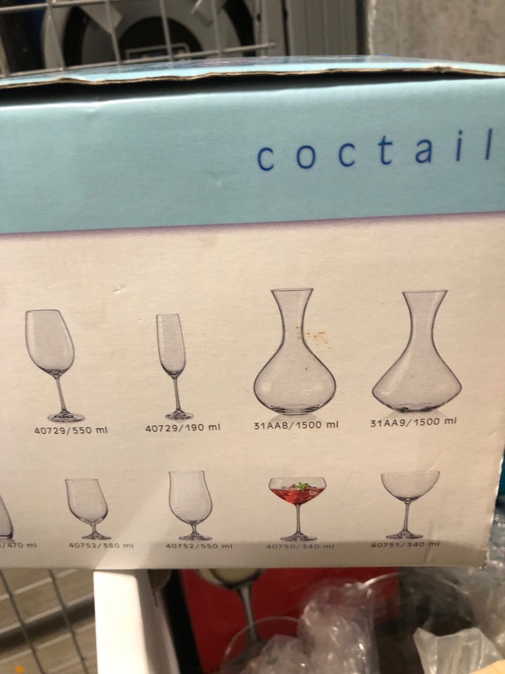 Glas Cocktail/Martini glass