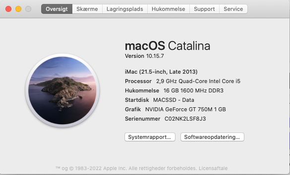 iMac, iMac 21,5, 2,9 GHz