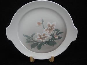 Porcelæn Grå Julerose Fad nr 304