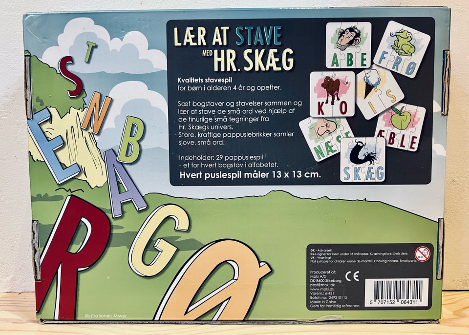 Lær At Stave Med Hr. Skæg,