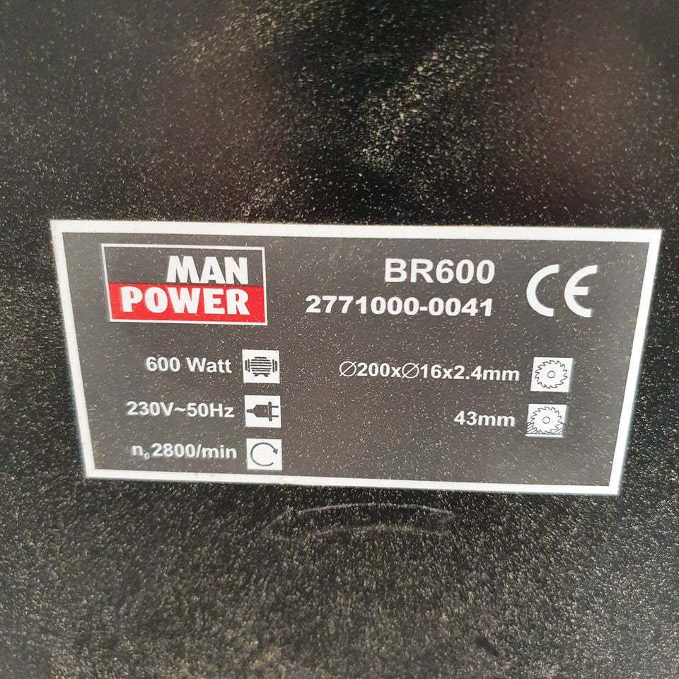 Bordrundsav Power Man