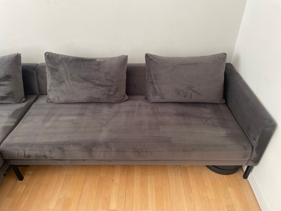 Chaiselong velour Bella Sofa