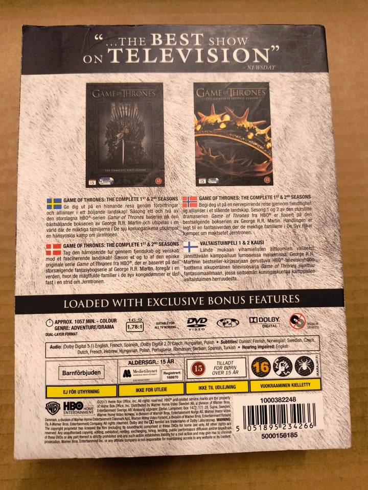 Game of Thrones, DVD, action